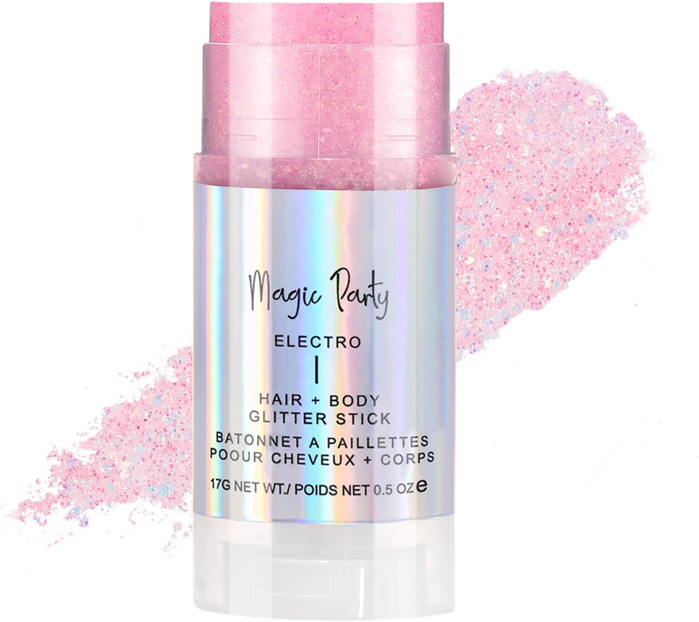 DAGEDA Body Glitter Stick, Mermaid Chunky Sequins Face Paint, Music Festival Concert Accessories Outfits Hair Glitter, Lips Eyeshadow Nails Holographic Cosmetic Halloween Rave Makeup (06 Silver)