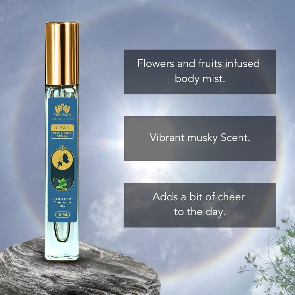 VRINDAAM Aranya Body Mist Gift Box for Women & Men | Perfect for Anniversary, Birthdays & Special Occasions | Fresh Lavender, Citrus Woody, Sweet Musky Scent | 5 Piece Gift Set (5X10Ml) (Heritage Gift image number 2