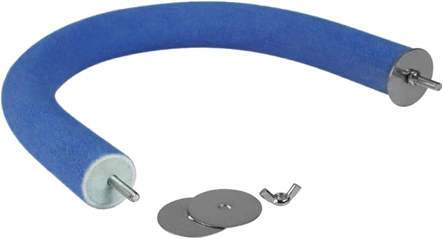 TRADERPLUS Parrot Perch Stand Swing U Shape Cage Toys Supplies for Medium to Large Birds (L)