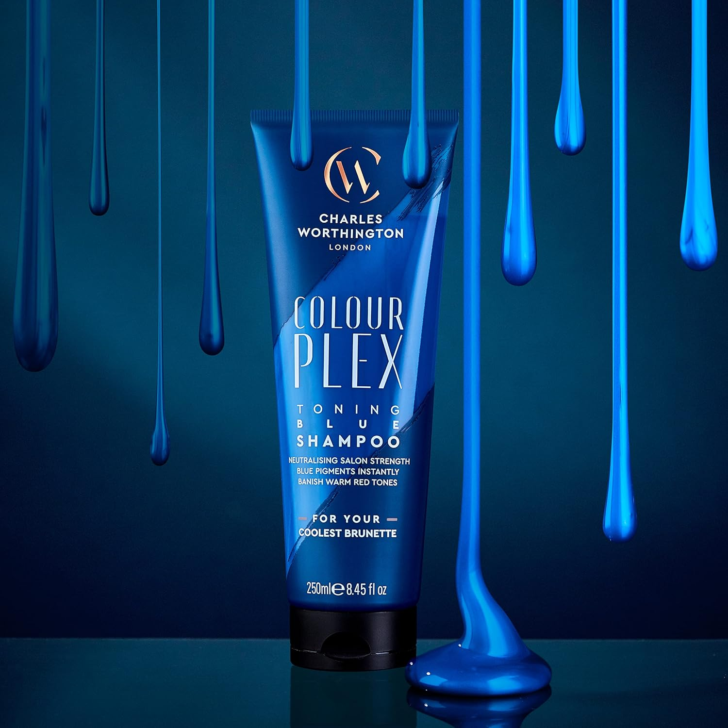 Charles Worthington Toning Blue Shampoo 250Ml image number 5