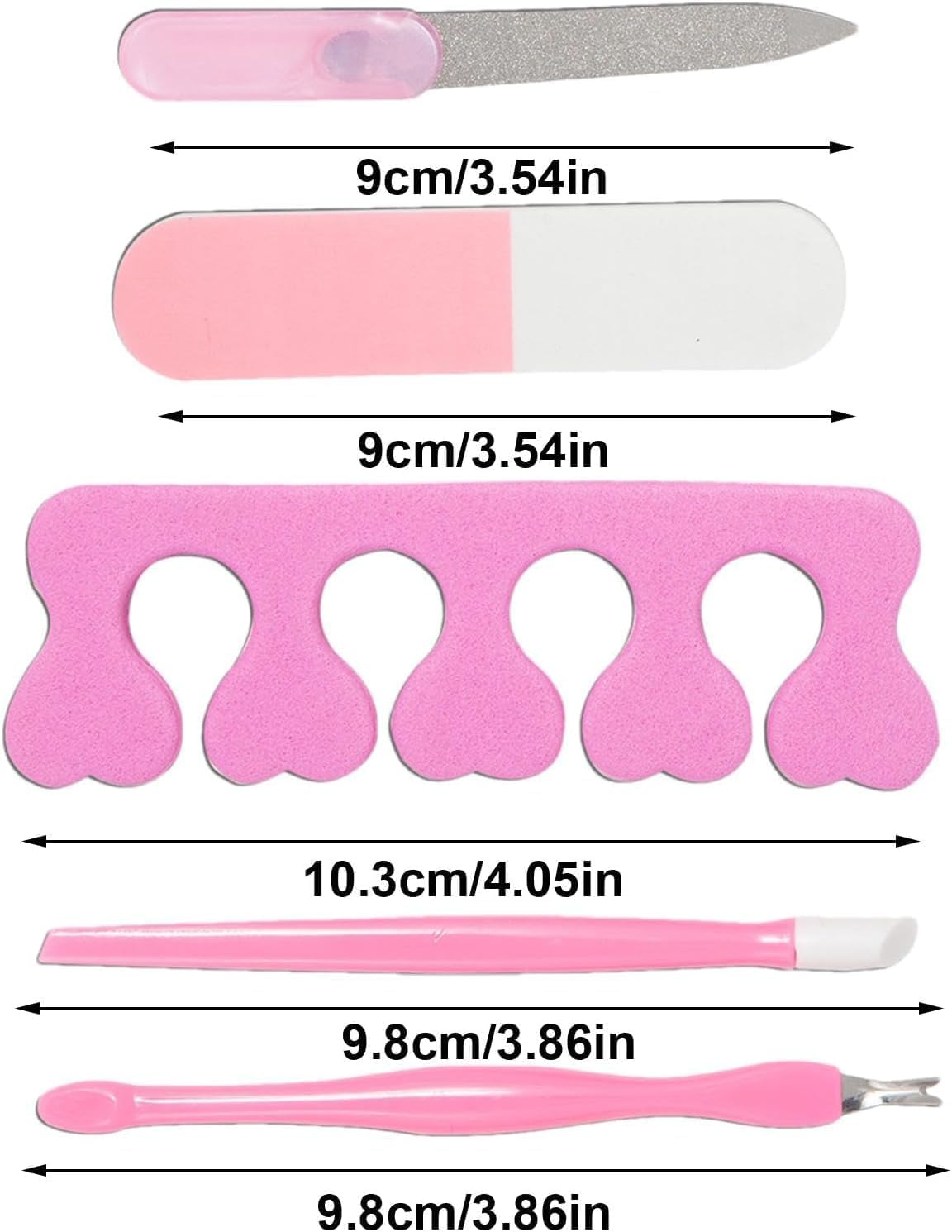 Nail Care Set, 5-Piece Manicure Set - 5-Piece Manicure Care Set, Safe for Manicure for Balls, Travel, Parties and Dates