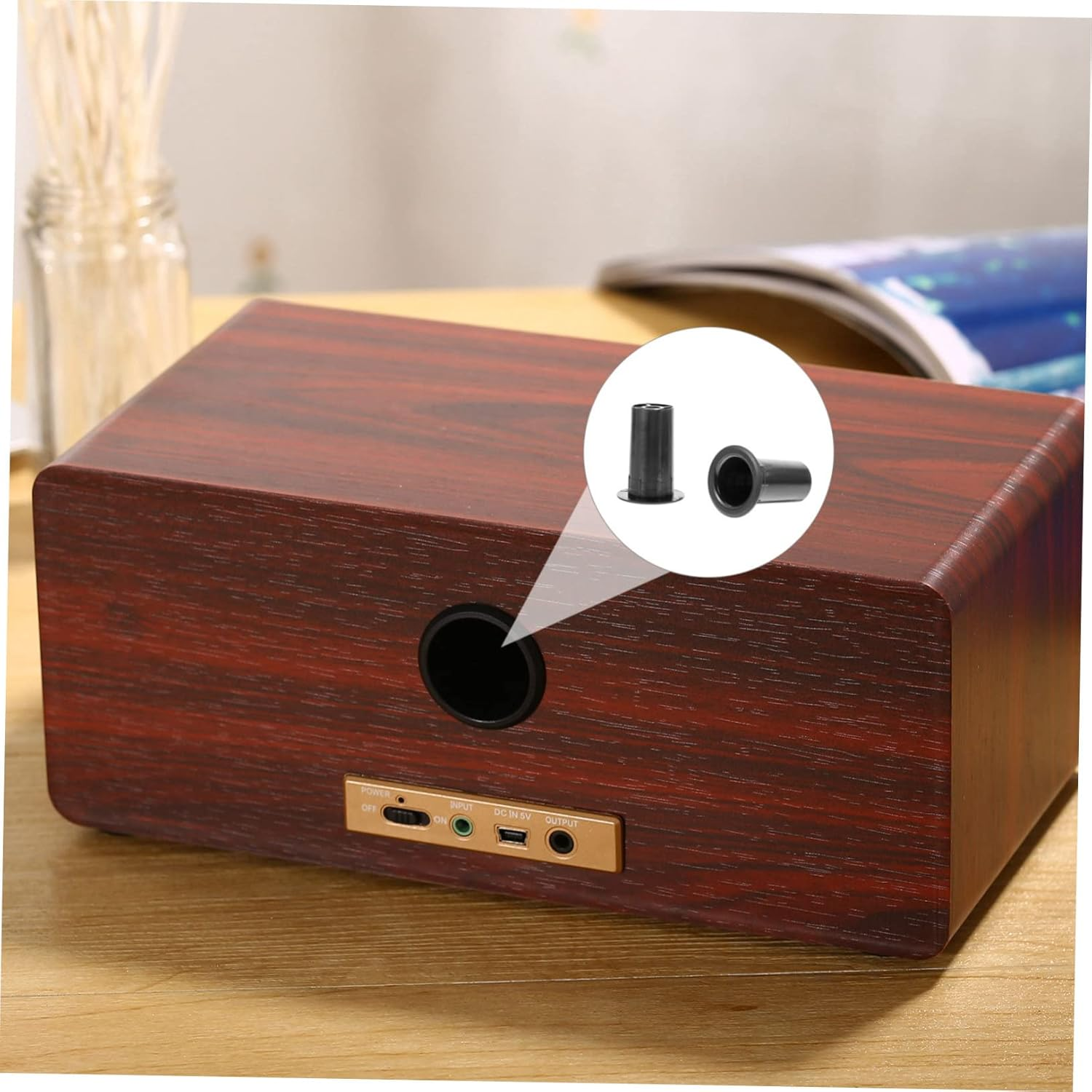 LALAFINA 8Pcs Bass Reflex Tube Speaker Port Tube Replacement for Subwoofer Speaker Cabinets Home Audio Sound Enhancement image number 1