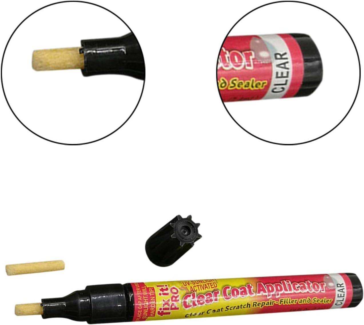 Magideal Car Paint Scratch Repair Pen Polishing Pen Professional Compact Repair Small Scratches Easy and Quick Car Scratch Remover Pen image number 1