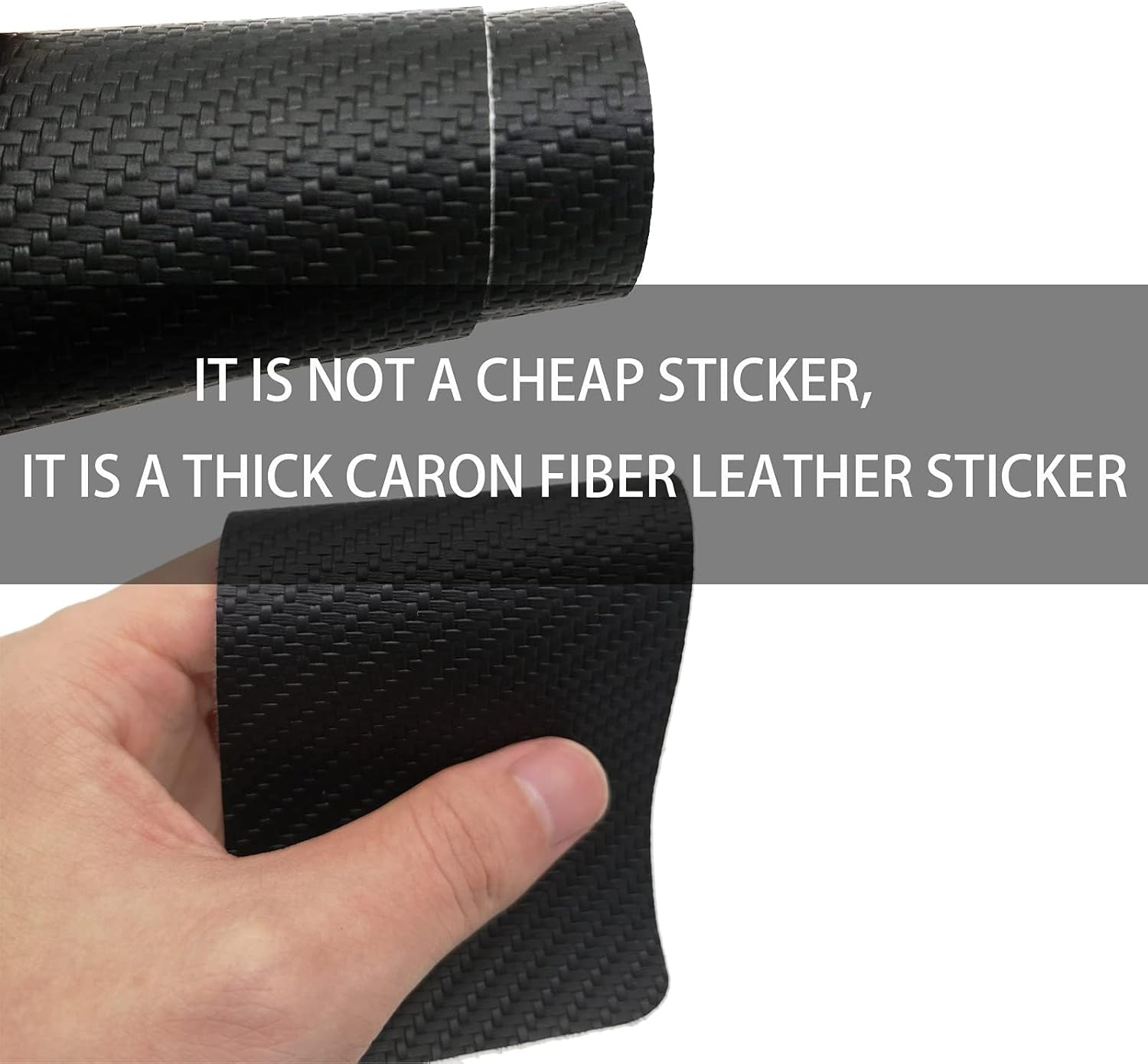 Decoration Car Door Entry Guard Door Sill Scuff Plate Stickers Compatible with Mitsubishi Outlander Carbon Fiber Leather (Red) image number 4