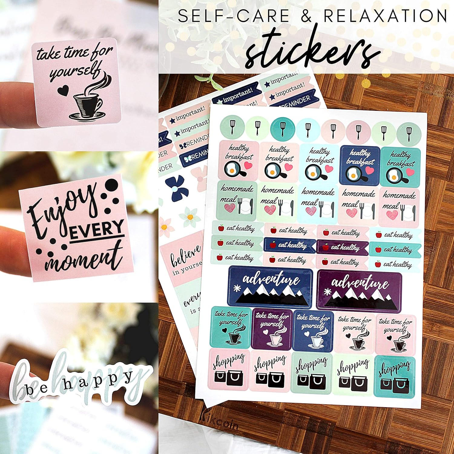 Busy Bee Planners Monthly Weekly Daily Planner Sticker Set for Enhanced Productivity image number 5