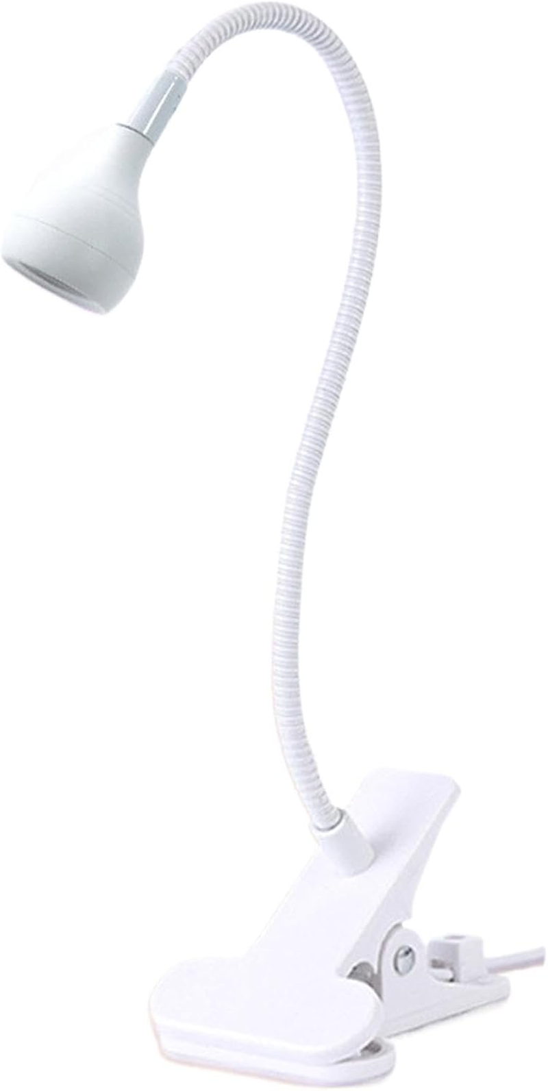 Gooseneck UV Lamp for Gel X Nails - Gooseneck LED Nail Light for Gel Nails, Clamp on Nail Lamp - Nail Accessories, Manicure Dryer, Small Portable UV Lamp for Home Salon, Fast and Even Curing