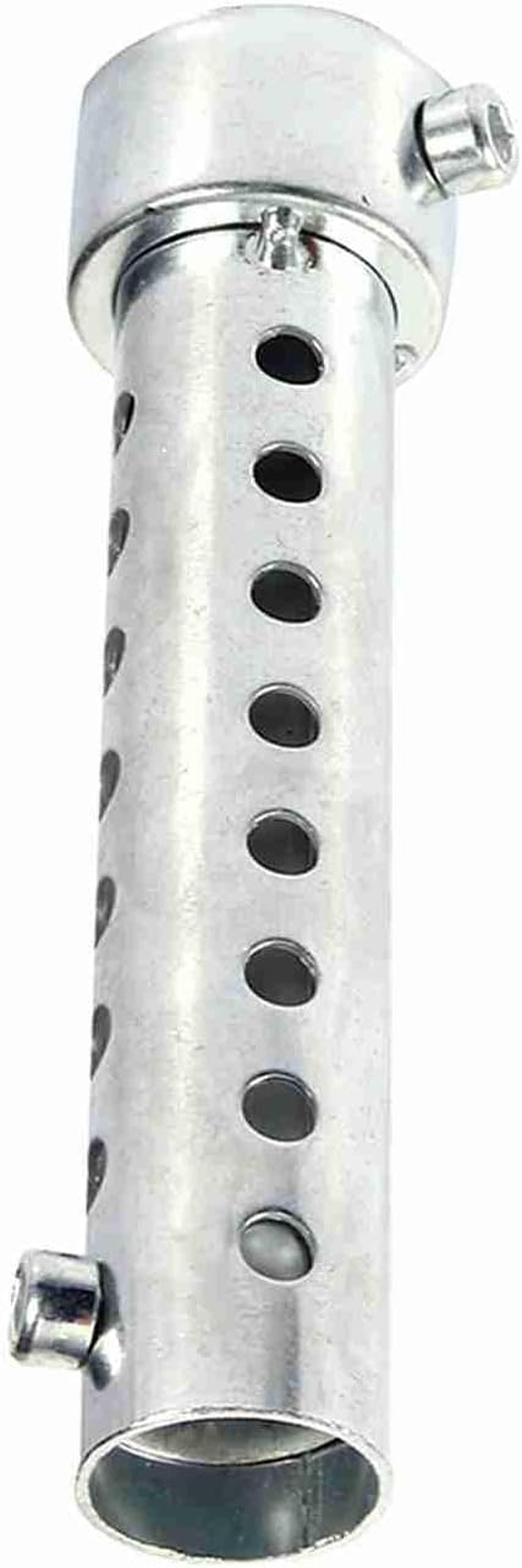 Domary Universal Motorcycle Exhaust Can DB Killer Silencer Muffler Baffle Insert Silver for Motorbike Tail Pipe (35Mm) image number 1