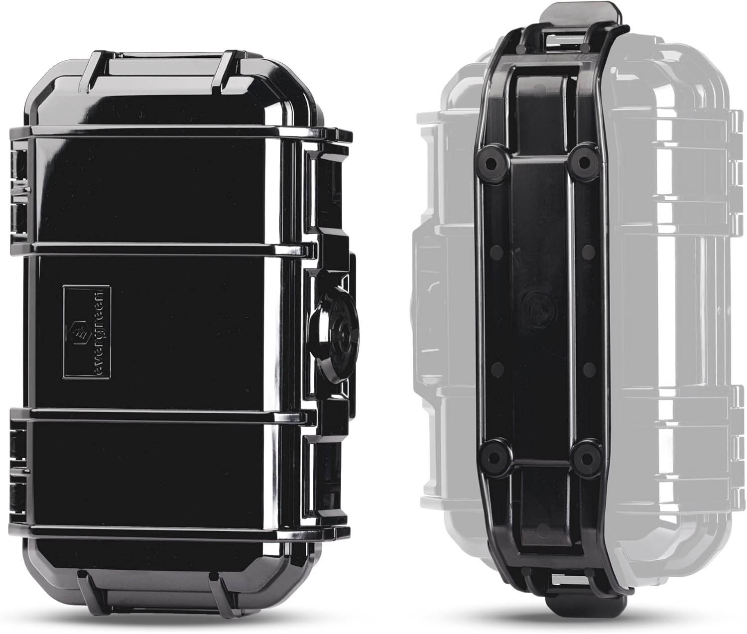 Evergreen 56 Waterproof Dry Box Protective Case - Travel Safe/Mil Spec/Usa Made - for Tackle Organization of Cameras, Phones, Camping, Fishing, Hiking, EDC, Water Sports, Knives (Orange)