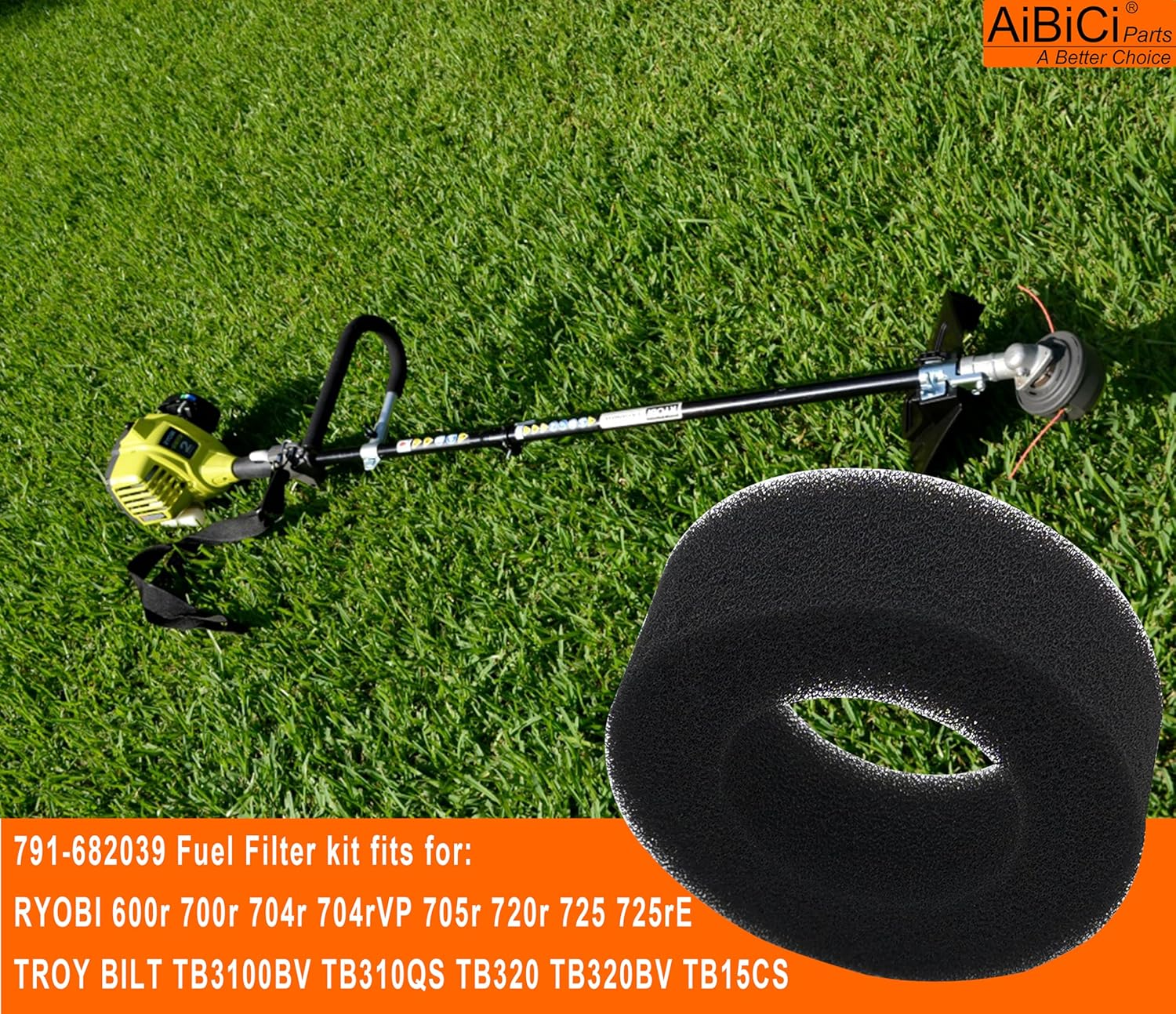 Aibici 791-682039 Fuel Line Tune-Up Kit Air Filter for MTD Ryobi 704Rvp 705R 720R 725R 750R 280 280R 310BVR 410R 600R 700R 704R 765R 766R 767R 775R 790R Trimmer image number 2