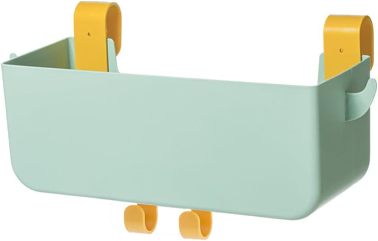 AIMALL Multifunctional Bedside Storage Organizer with Hooks, Large Capacity, Easy Install Hanging Basket for Dorms and Home, 12.2 X 4.72 Inch