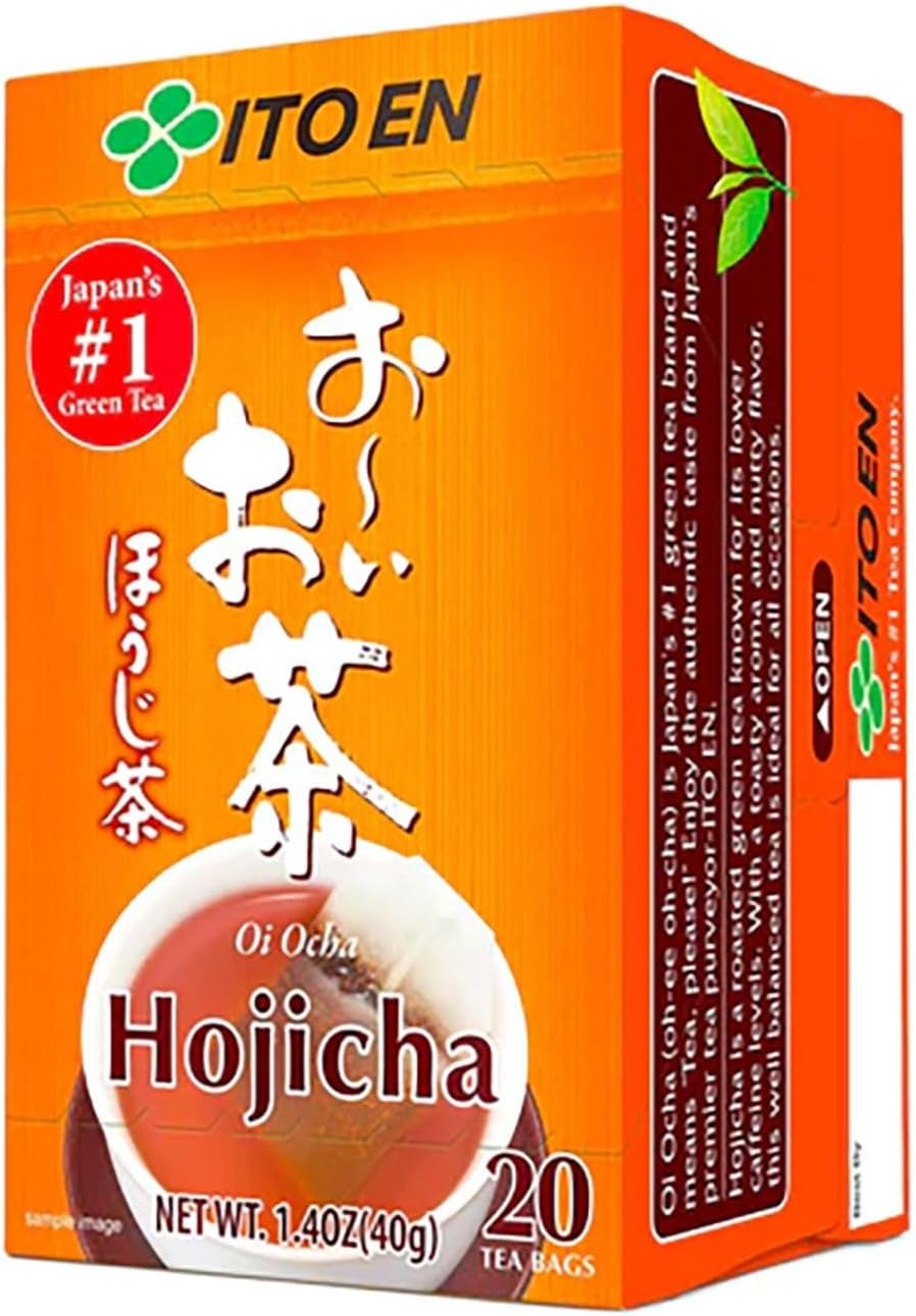 ITOEN Hojicha Japan'S #1 Green Tea 20 Wrapped Tea Bags 32G Asian Japanese Tea