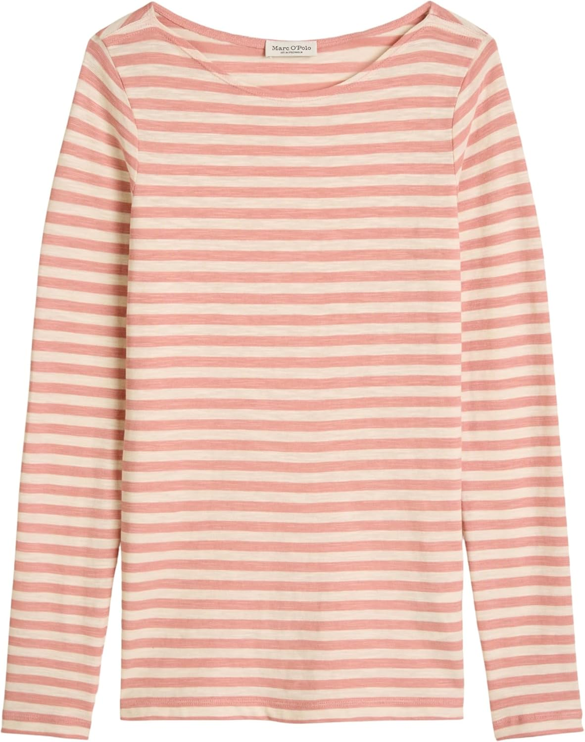 Marc O'Polo Women'S Organic Cotton Striped Long-Sleeved Shirt, A58, S