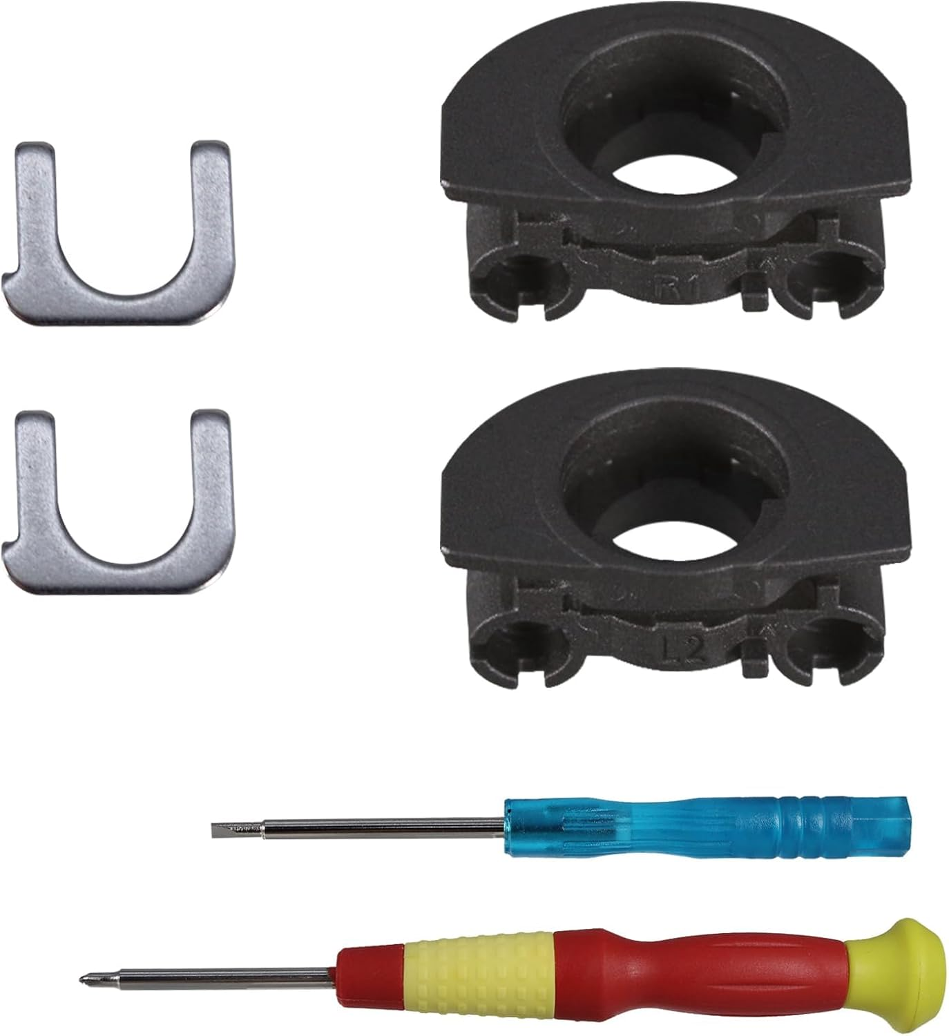 Adhiper WH-1000XM4 Hinge Swivels + U Shaped Metal Hinge Lock Grove Replacement for Sony WH-1000XM4 Headphone,Replacement Parts Accessories Hinge Spins(Black) image number 1