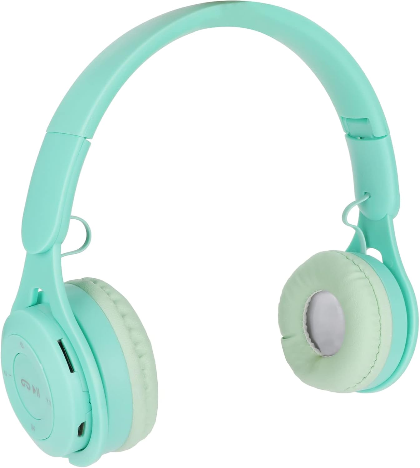 Annadue Wireless Headphones for Kids, Cute over Ear Bluetooth Headset with Deep Bass, Foldable Stereo Headset, Built in Mic, for Kids Girls Boys Adults (Blue)