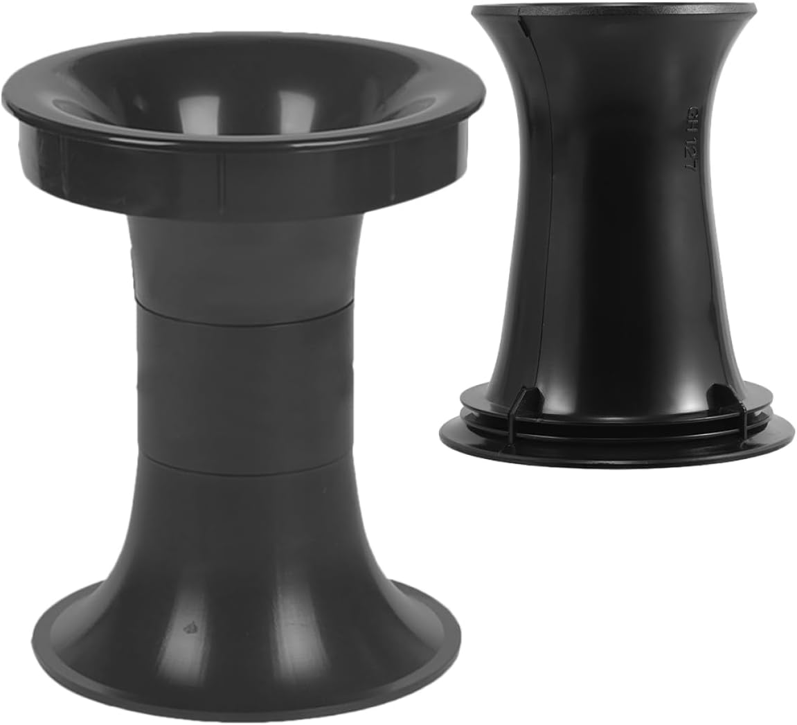 2Pcs Bass Reflex Port Tubes for Speaker Cabinet Enhance Bass Output Audio Clarity Stylish Design for Home Audio Setup Extends Speaker Lifespan Black image number 5