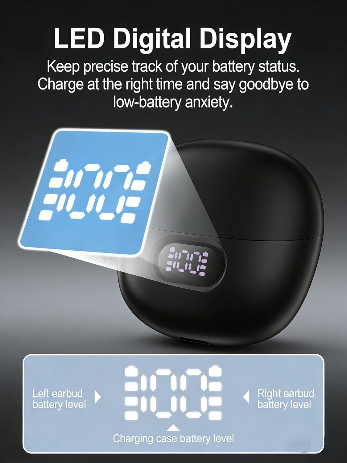 For Samsung Bud Wireless Earbuds Samsung Galaxy S25 Ultra S24 A17, Bluetooth Ear Buds, Wire Less Headphones for Iphone 17 16E 16 Pro Max/15 Google Pixel 10 Pro XL 9 Airpods, Oneplus, Apple Earphones image number 4