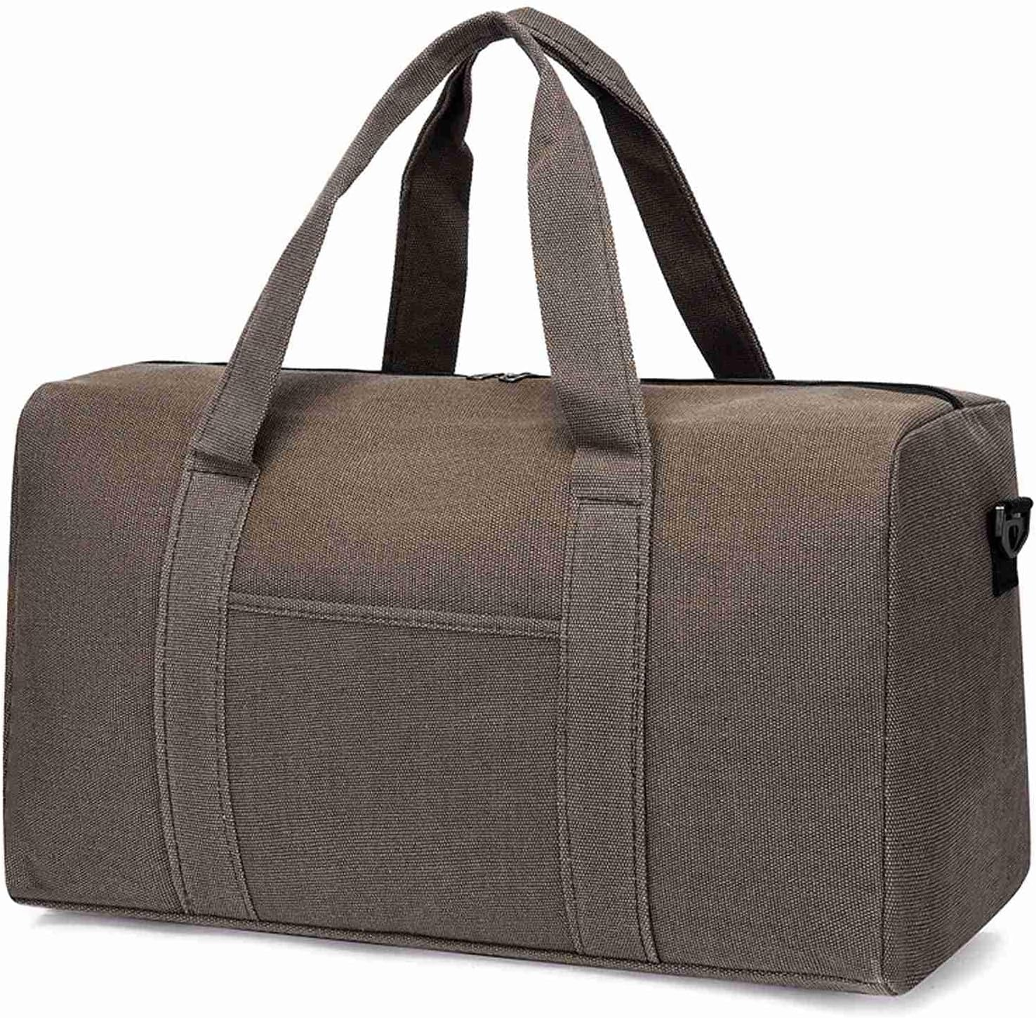 Duffel Bag for Travel, Travel Bags for Women, Travel Toiletry Bag with Carrying Handles, Large Capacity Canvas Travel Bag, Can Hold a Computer, Khaki, S image number 2