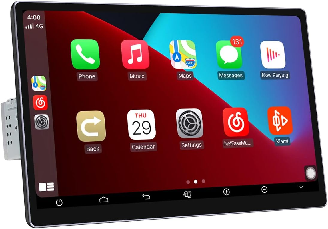 JOYING Navigation Car Stereo 11.6 Inch Octa Core Single Din Android Auto Radio Car In-Dash Navigation GPS Units with Full-Fit 1920X1080 Screen 8GB+128GB Support Bluetooth 5.1,Dvr,Obd2,Back-Up Camera image number 4