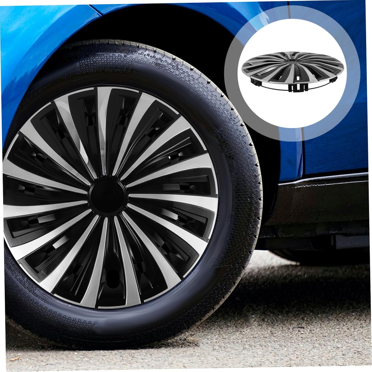 VALICLUD Car Hub Cap Decorative Hubcaps Automotive Wheel Hub Covers for Hubcaps Rims for Car