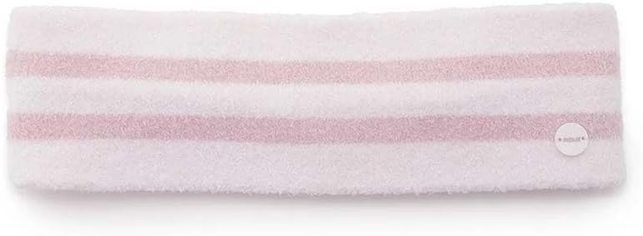 Gelato Pique Smooth Line Border Headband, Pink, F