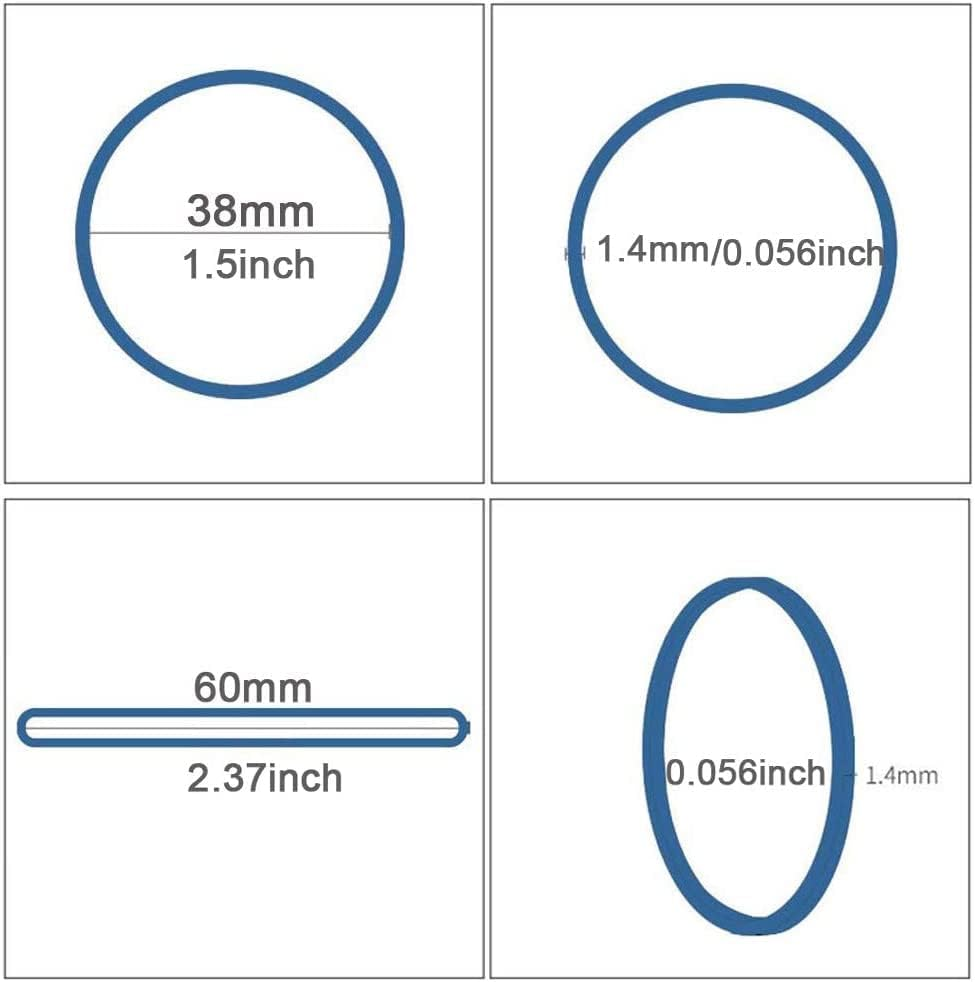 Rubber Bands Size#16 Mixed Color Elastic Rubber Band 550Pcs 200Grams Office Supplies File Folders Litter Box image number 3