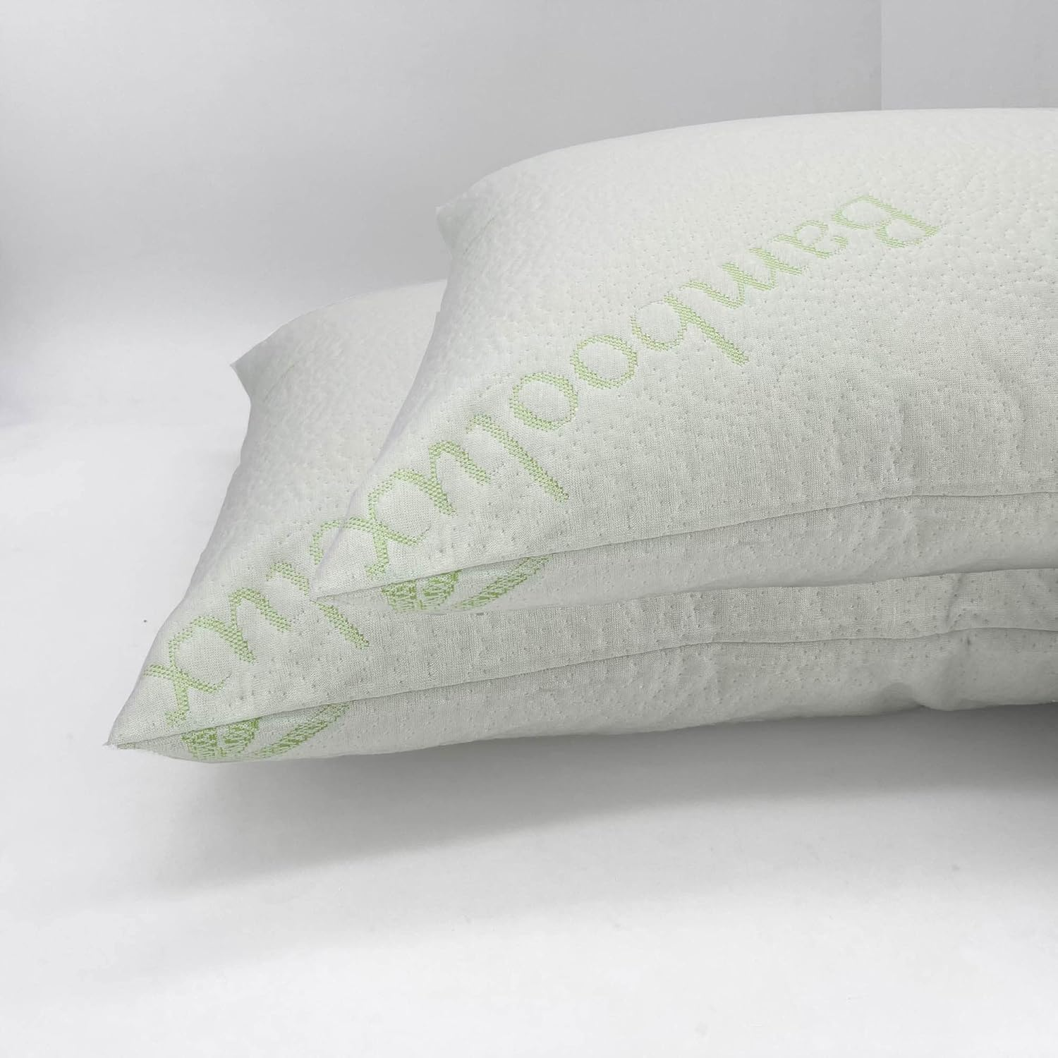 Set of 2 Luxton Bamboo Pillow Protectors, Breathable Bamboo Waterproof Pillow Protector 2 PCS Set image number 1