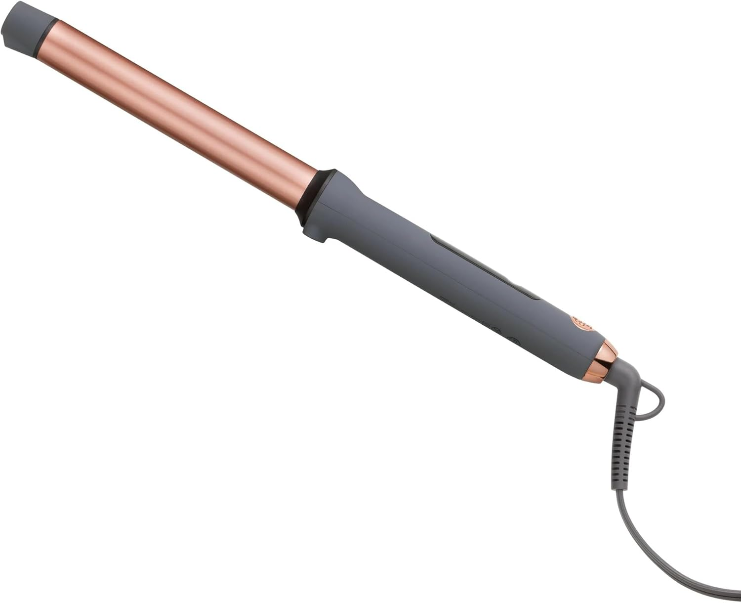 Hairitage Extra-Long 1 Inch Ceramic Tourmaline Curling Iron Wand for Long Hair - Smooth, Shiny, Voluminous Curls - Extra Long Barrel for Medium to Long Hair - No Clamp for Quick Styling - 450 Degrees