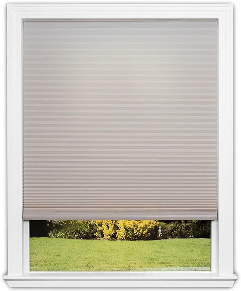 Easy Lift Trim-At-Home Cordless Cellular Light Filtering Fabric Shade White, 30 in X 64 In, (Fits Windows 19"- 30")