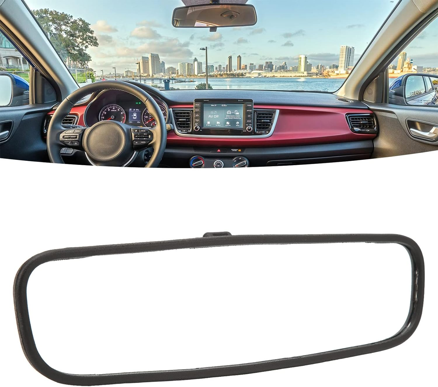 Interior Rear View Mirror, 85101 3X100 inside Rearview Mirror Replacement for Hyundai Accent Tucson, for Hyundai Elantra, for Hyundai Tucson, for Kia Sportage