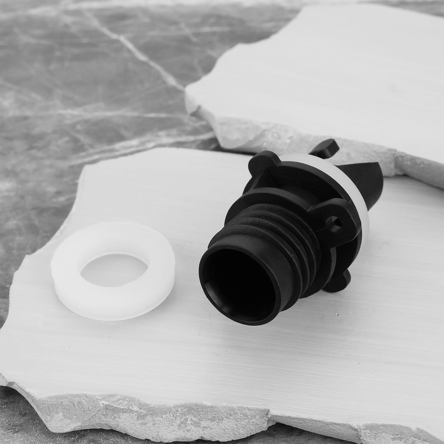 OTOTEC 2PCS Paddle Board Pump Adapter with 3 Size Washers for Connecting to a Paddle Board Air Compressor Compatible with Halkey-Roberts 0.8X2.13Inch image number 6