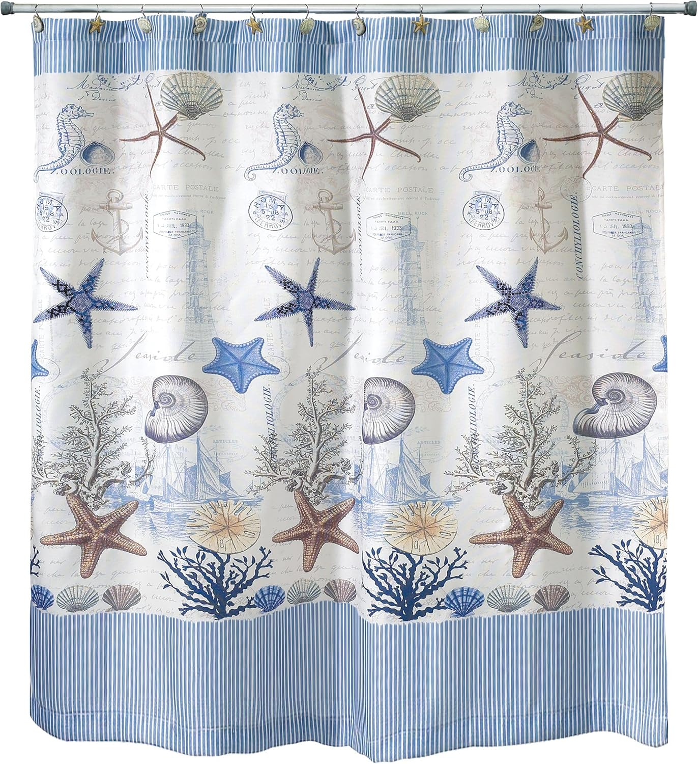 Avanti Linens Antigua Waste Basket, Multi