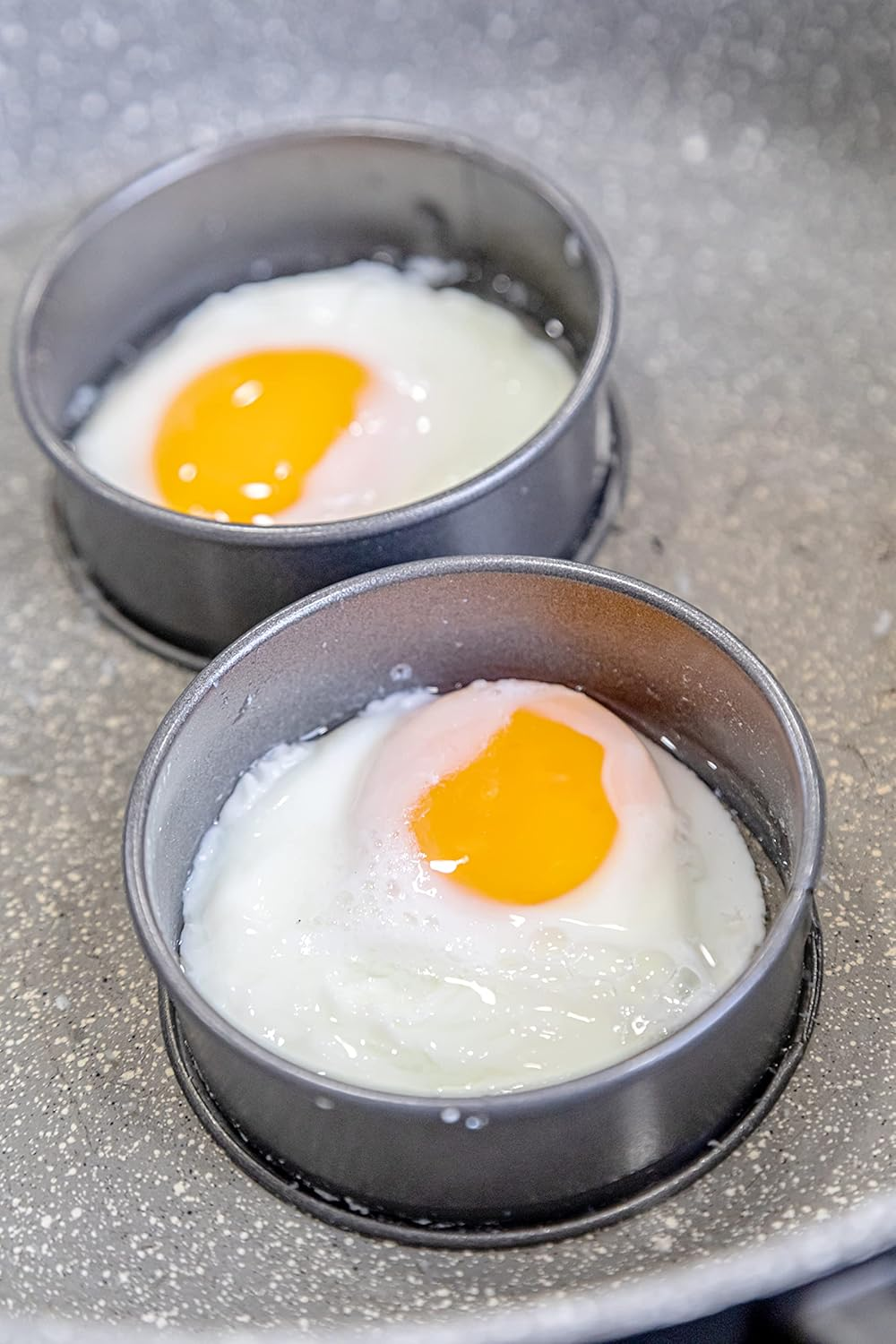 Kitchen Craft Non-Stick Egg Poachette Rings, Black, 5028250136084 image number 2