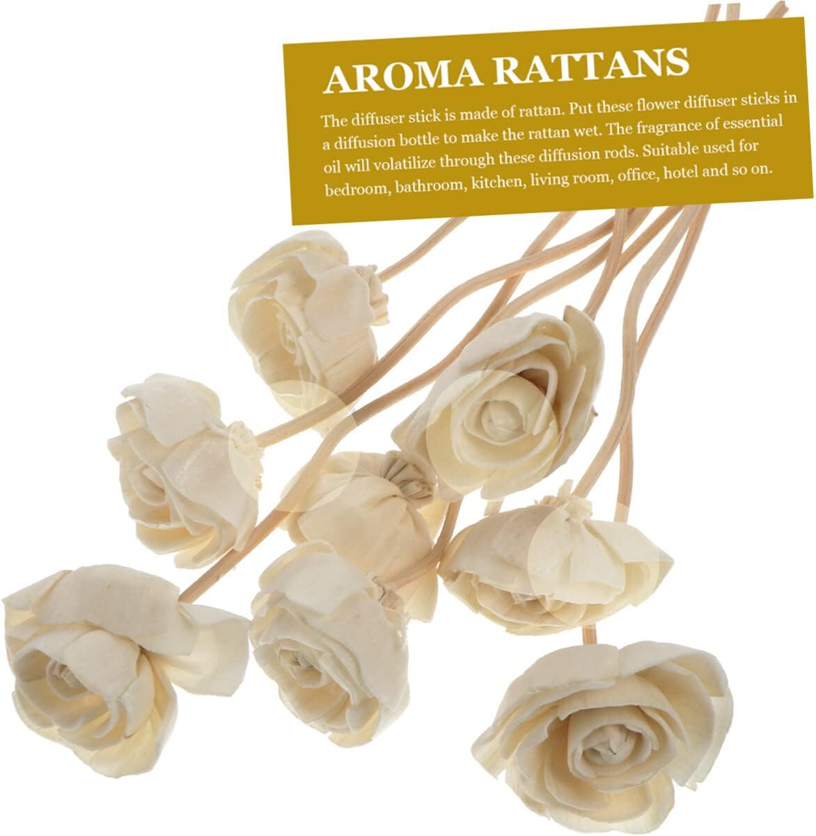 Veemoon 9Pcs Essential Oil Diffuser Sticks Aromatherapy Reed Diffuser for Wedding Decor image number 6