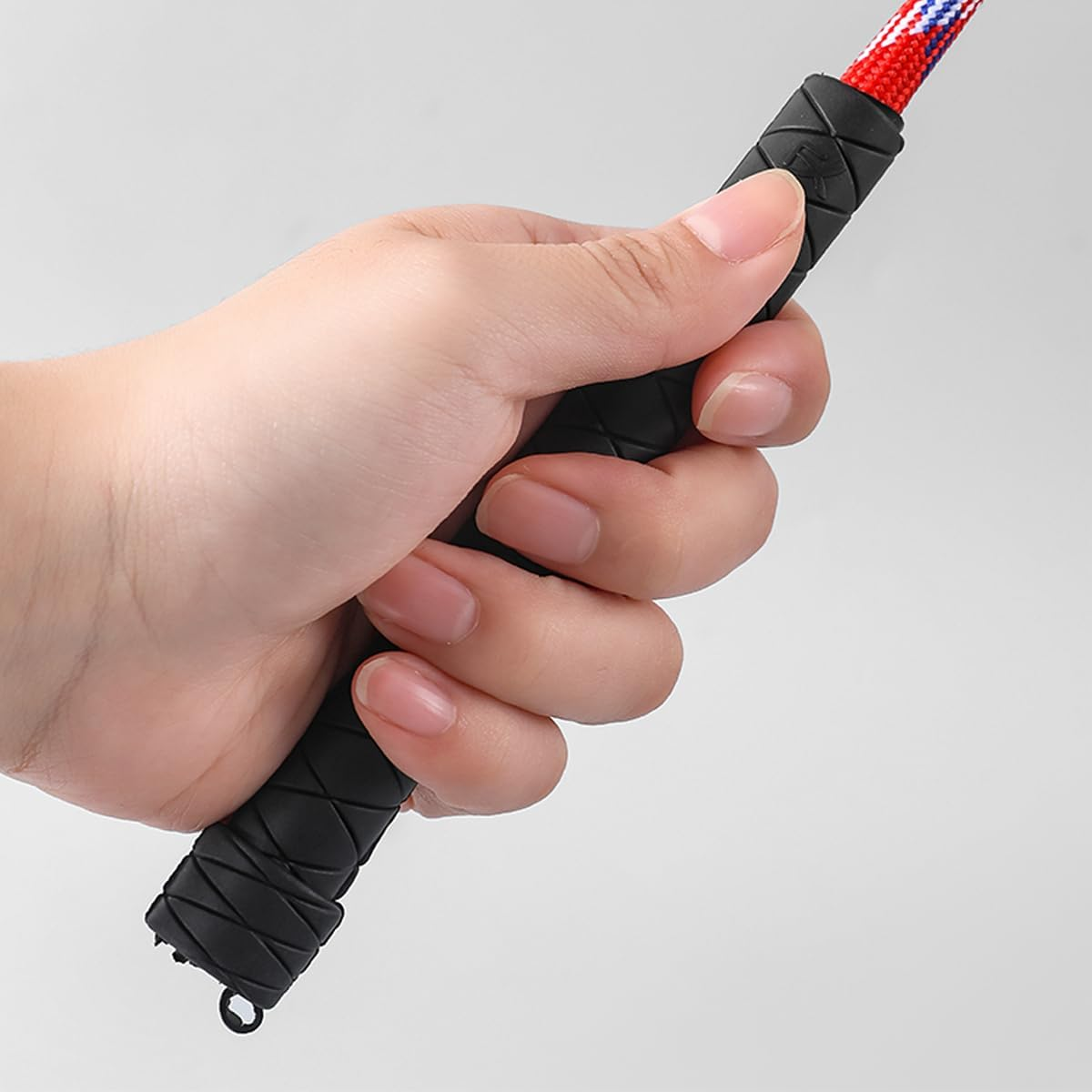 AIMALL Gentle Training Dog Stick, Durable Silicone Dog Training Wand, 16.92In Elastic Training Tool for Dogs, Comfortable Handle, Black and Red image number 6