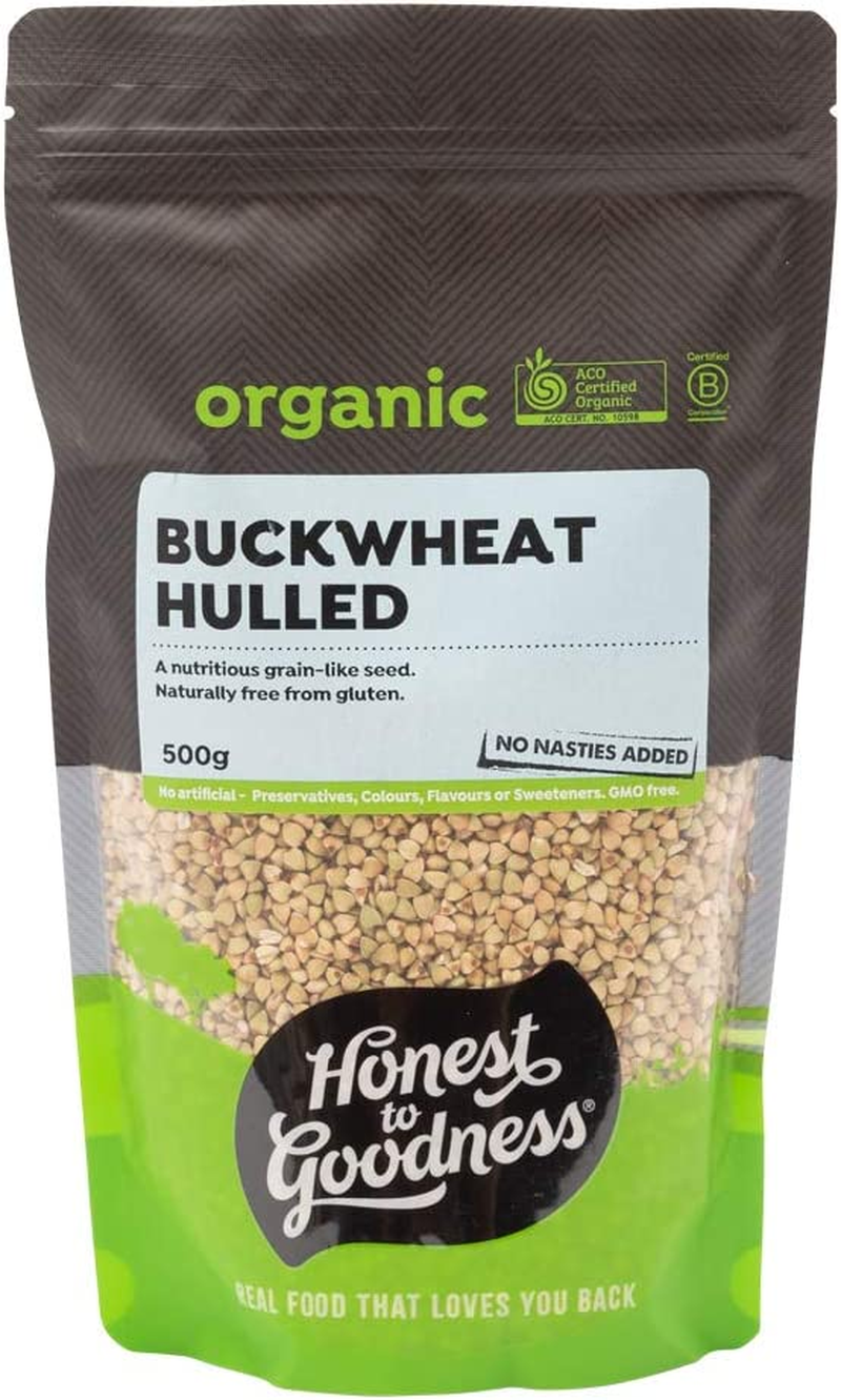 Honest to Goodness Organic Buckwheat Hulled, 5 Kg Kilogram - an Extremely Versatile Ingredient with a Distinctive Nutty Flavour, Non GMO and Preservative Free. image number 3