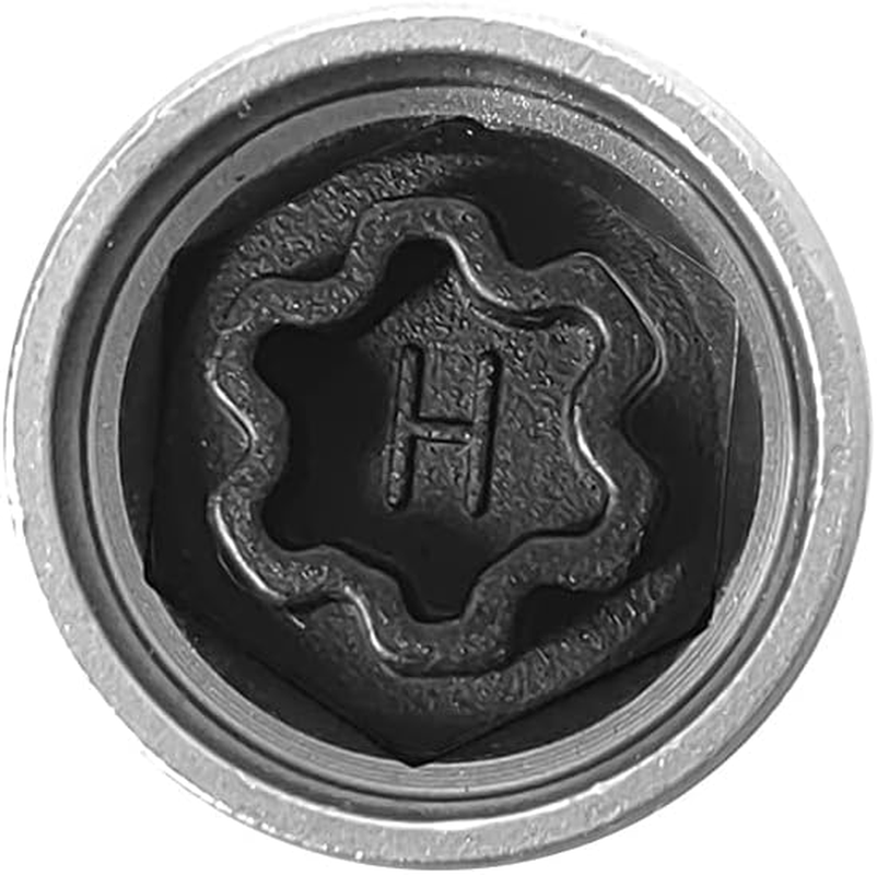 WENCHUAN Anti-Theft Screw Socket Wrench Tool Security Master Locking Wheel Nut Key 808 / H 17Mm Socket Replacement for A6 A3 A4 A5 TT