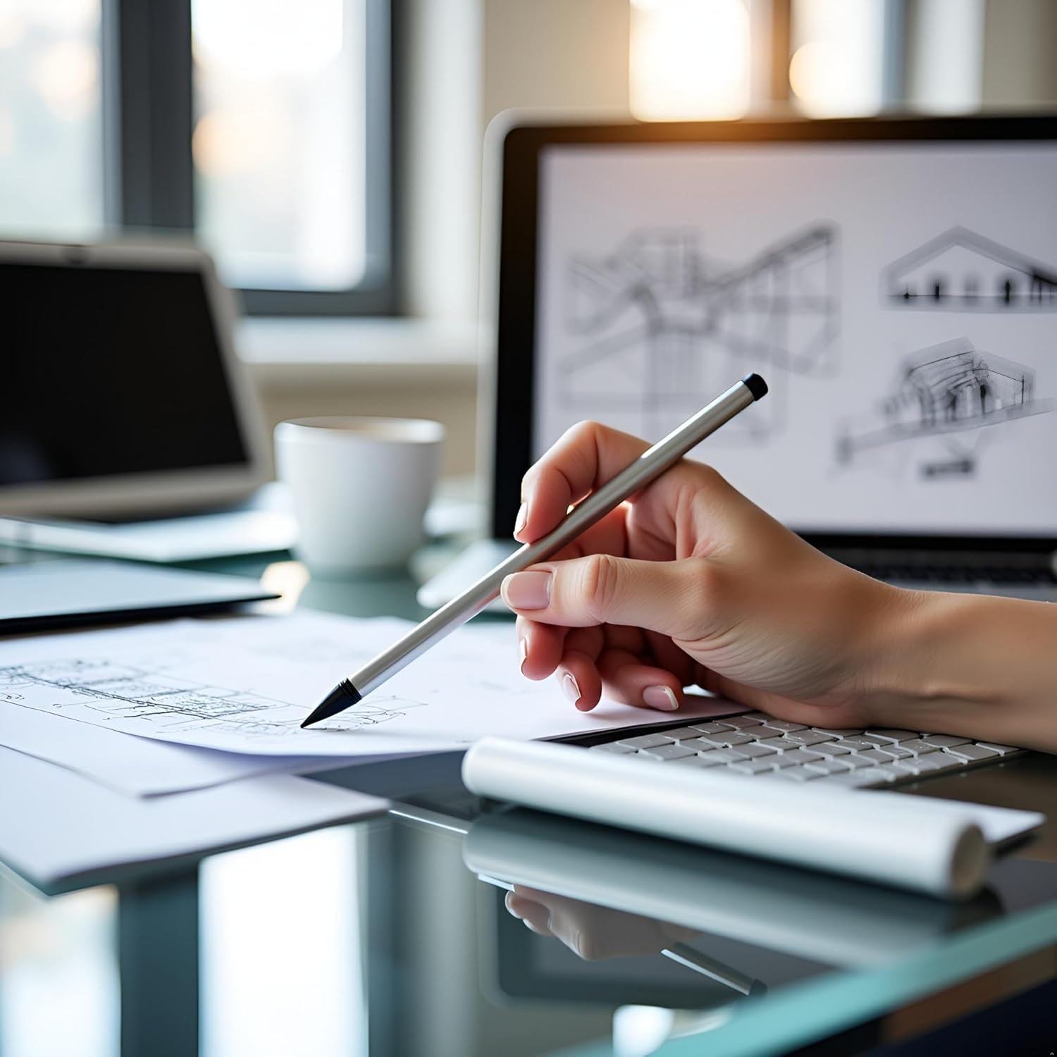 Silver Stylus Pens for Touch Screens,Universal Fine Point Pencil for Phone/Ipad/Samsung/Android/Tablet and Other Touch Screens,Precision Stylus for All Universal Touch Screen Devices Accessories image number 4