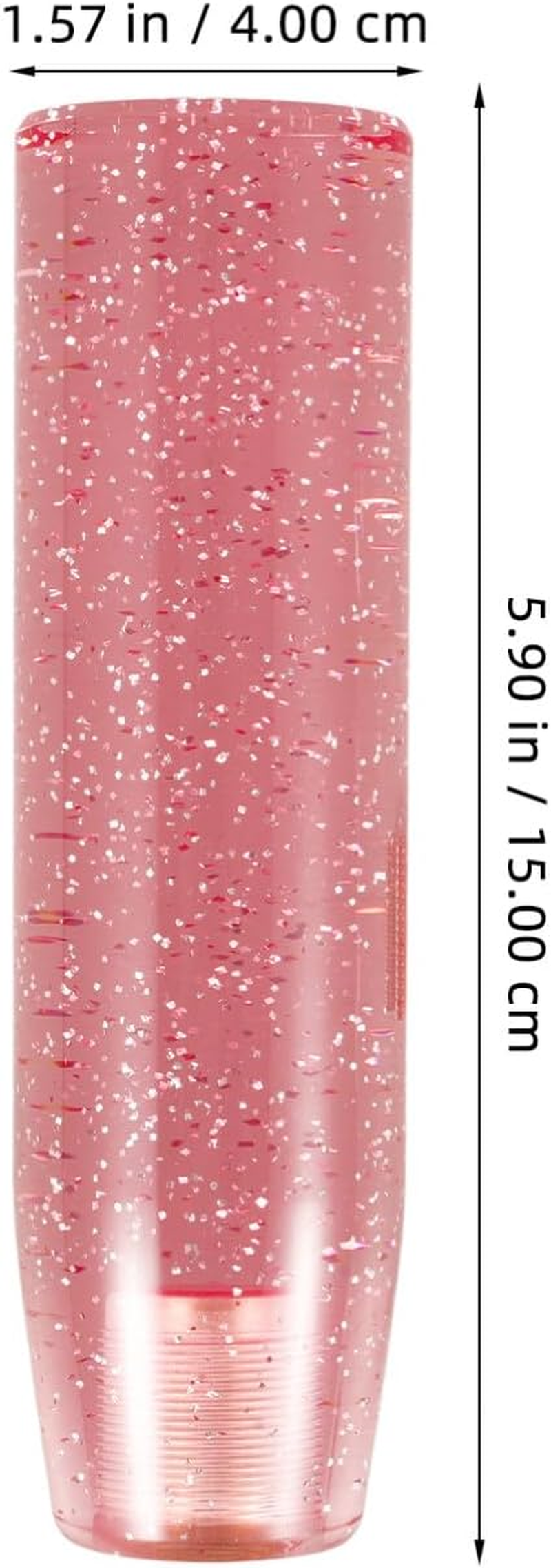 SOLUSTRE Manual Shift Lever Knob Gear Shift Knob Set Cool Car Interior Accessory - Purple image number 4