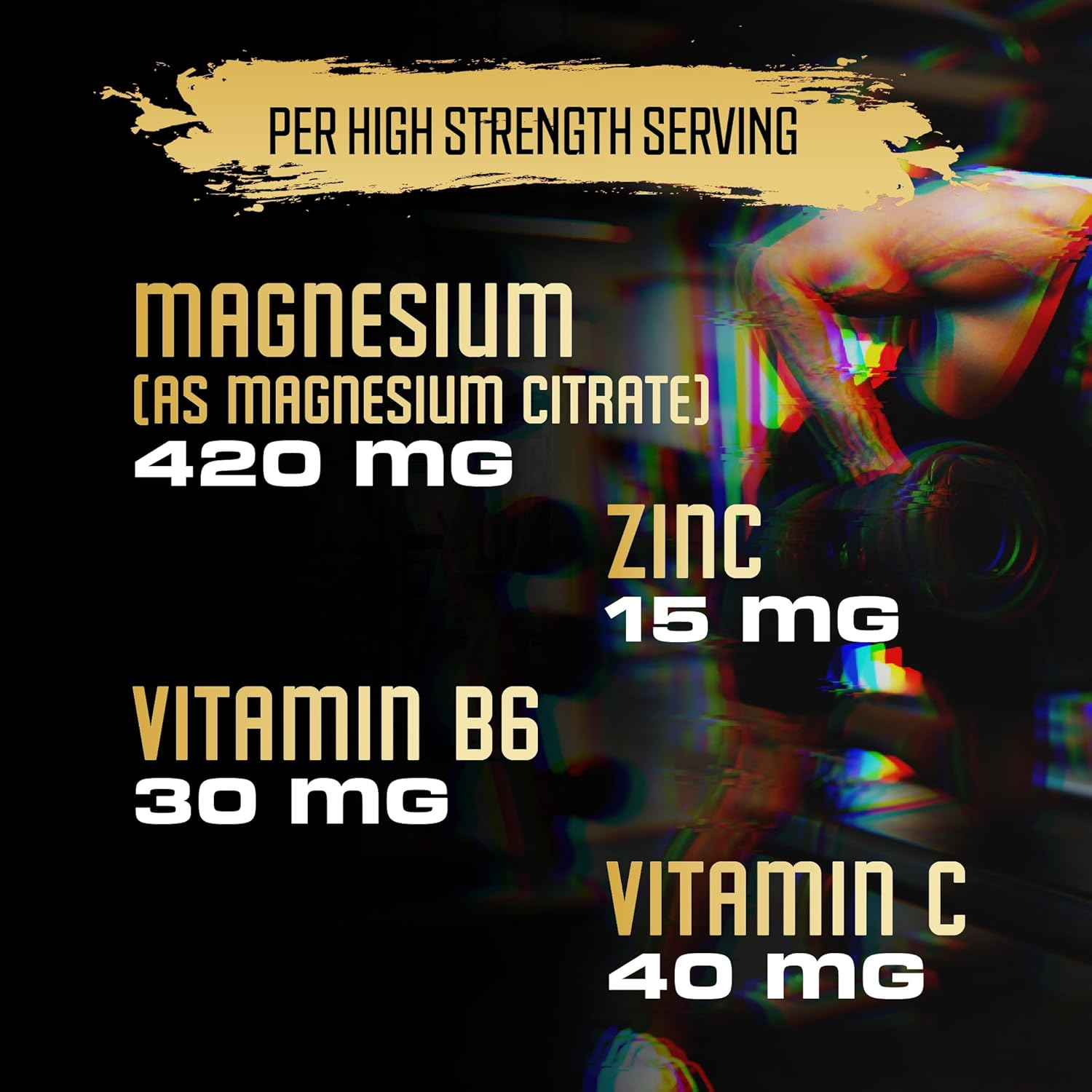 Magnesium Citrate with Zinc, Vitamin C, Vitamin B6-120 Capsules for 4 Month Supply image number 5