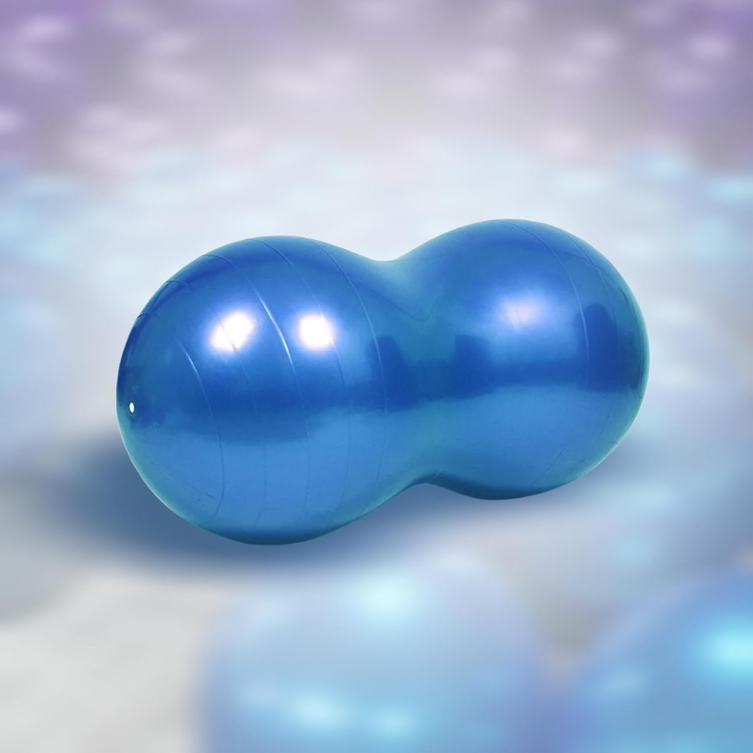 FITNESS MASTER Peanut Yoga Ball Anti-Burst Air Pump Blue 45&times;90 Cm 200Kg Load image number 3