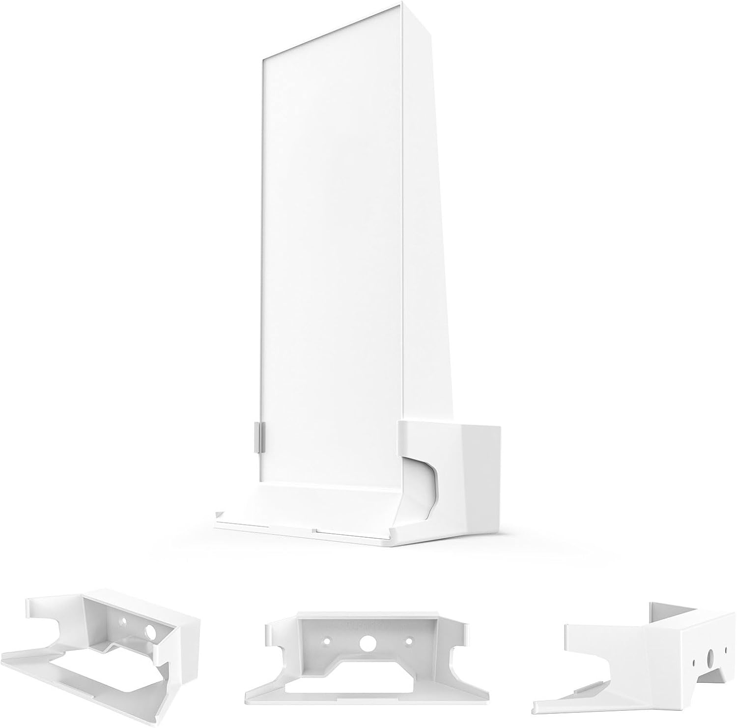 Universal Wall Mount Bracket Holder with Screw Mounting Kit for Mesh Wifi Routers - Heavy Duty Adjustable Easy Installation for Home Network Seamless Wifi Coverage Durable Construction