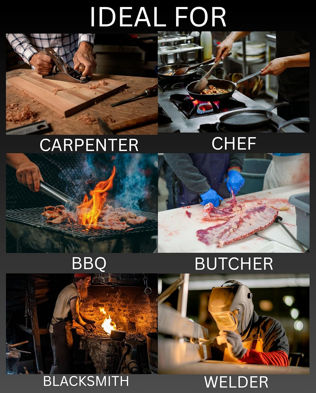 Premium Dual-Tone Yellow Leather Apron 36"X26" &ndash; Vintage Heavy-Duty Work Apron with Adjustable Straps, Brass Hardware & Tool Pockets &ndash; for BBQ, Bartending, Blacksmithing & Woodworking image number 1