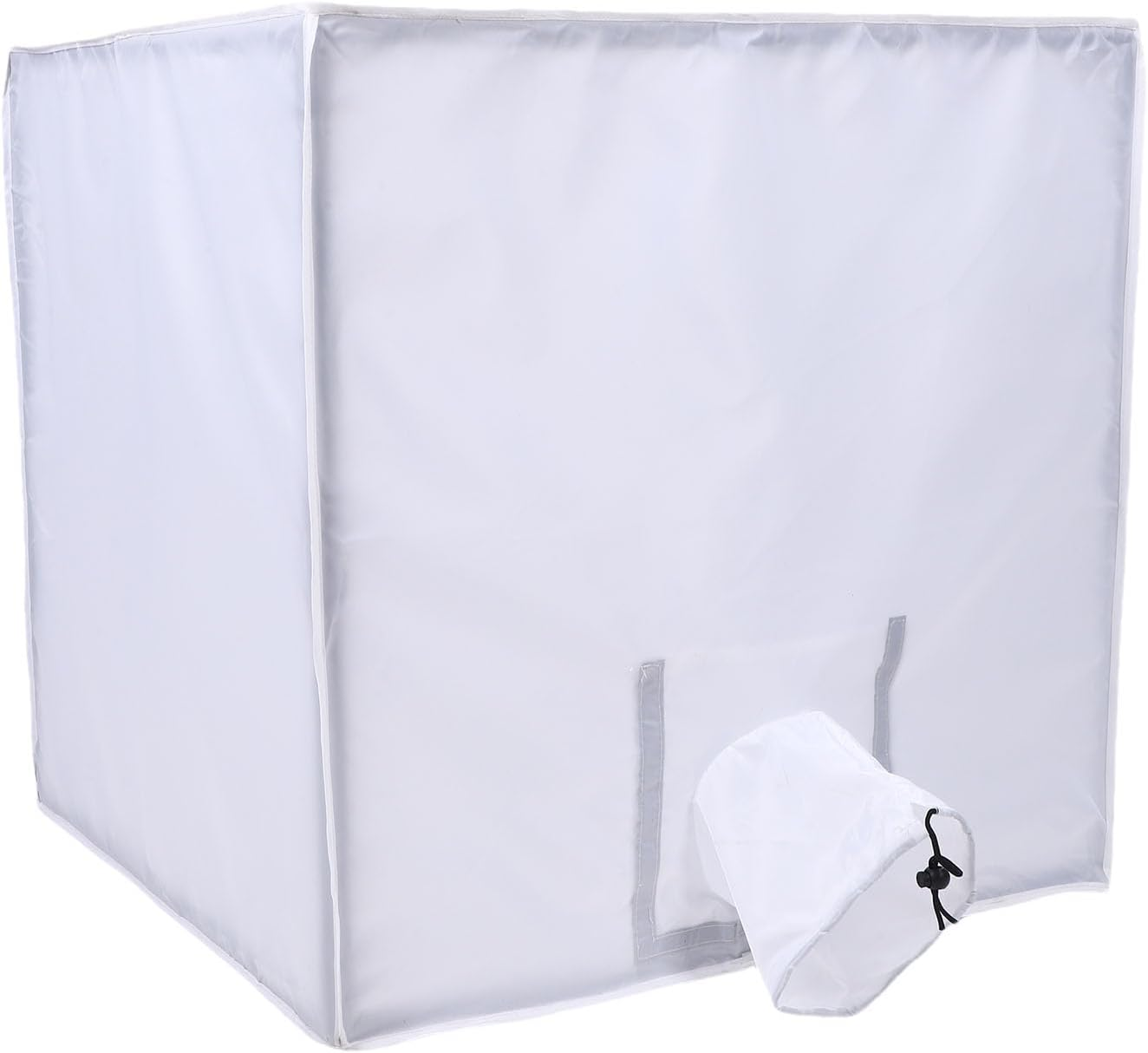 Sorandy Airbrush Paint Spray Booth, Portable Spray Paint Booth with Filter and Mesh Curtain, Mobile Detachable Painting Tent for Garage, Studio, Yard 75X75X75Cm /29.53In image number 3