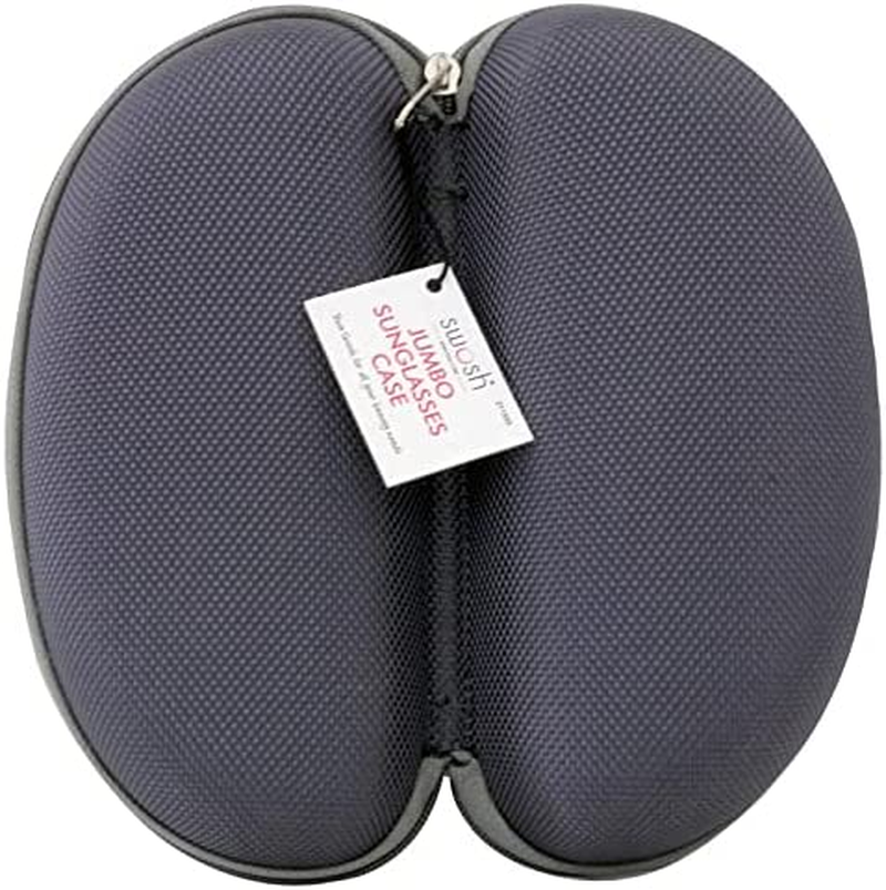 3PCE Jumbo Sunglasses Case Portable Travel Zipper Eyeglasses Frame Glasses Cases image number 2