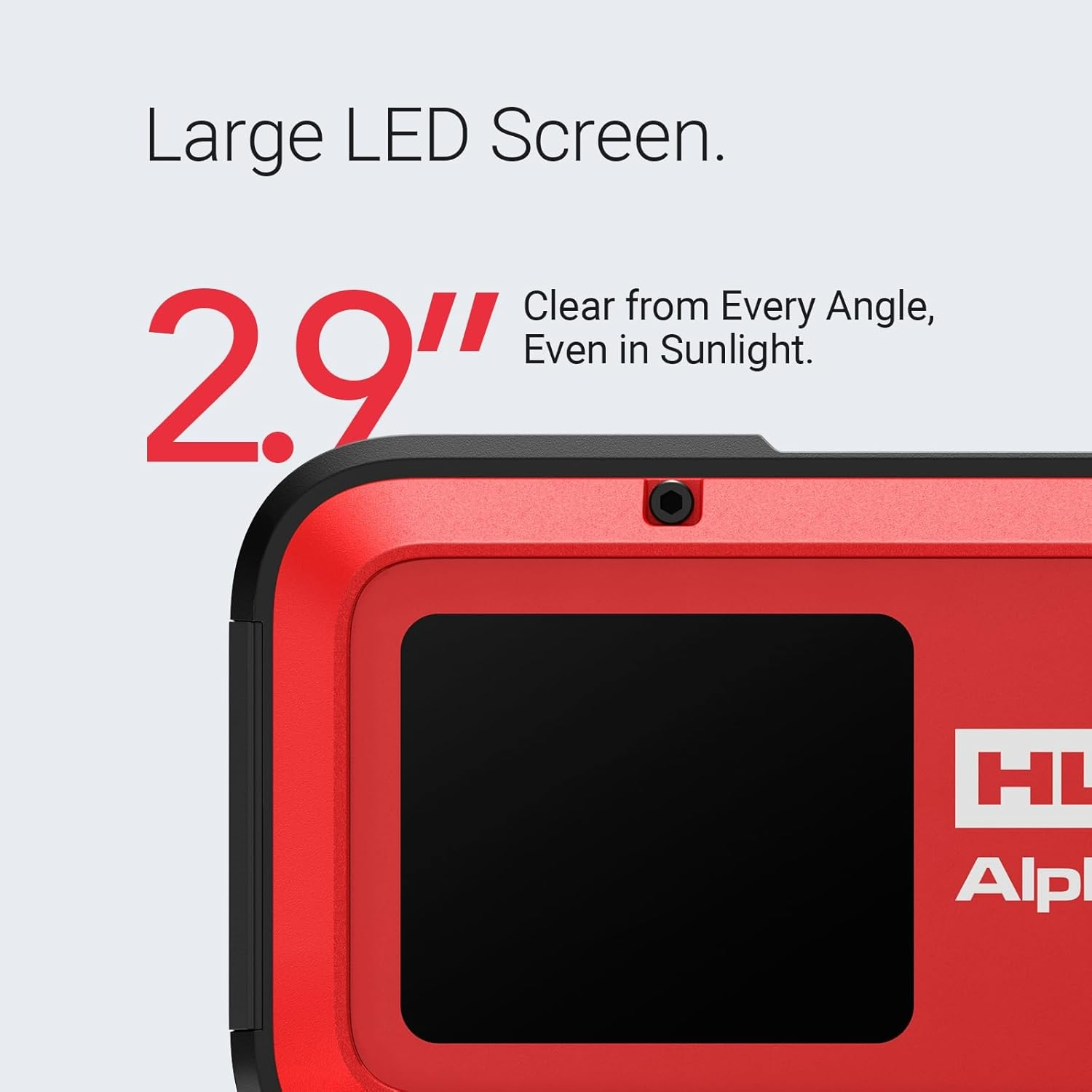 Hulkman Alpha Ultra Red, 1000A 37Wh Jump Starter, Power without the Bulk, Car Battery Jump Starter & Jump Box with 2.9" Smart Display, 45-Min Full Charge, Jumper Cables for 6.5L Gas/3.0L Diesel image number 6