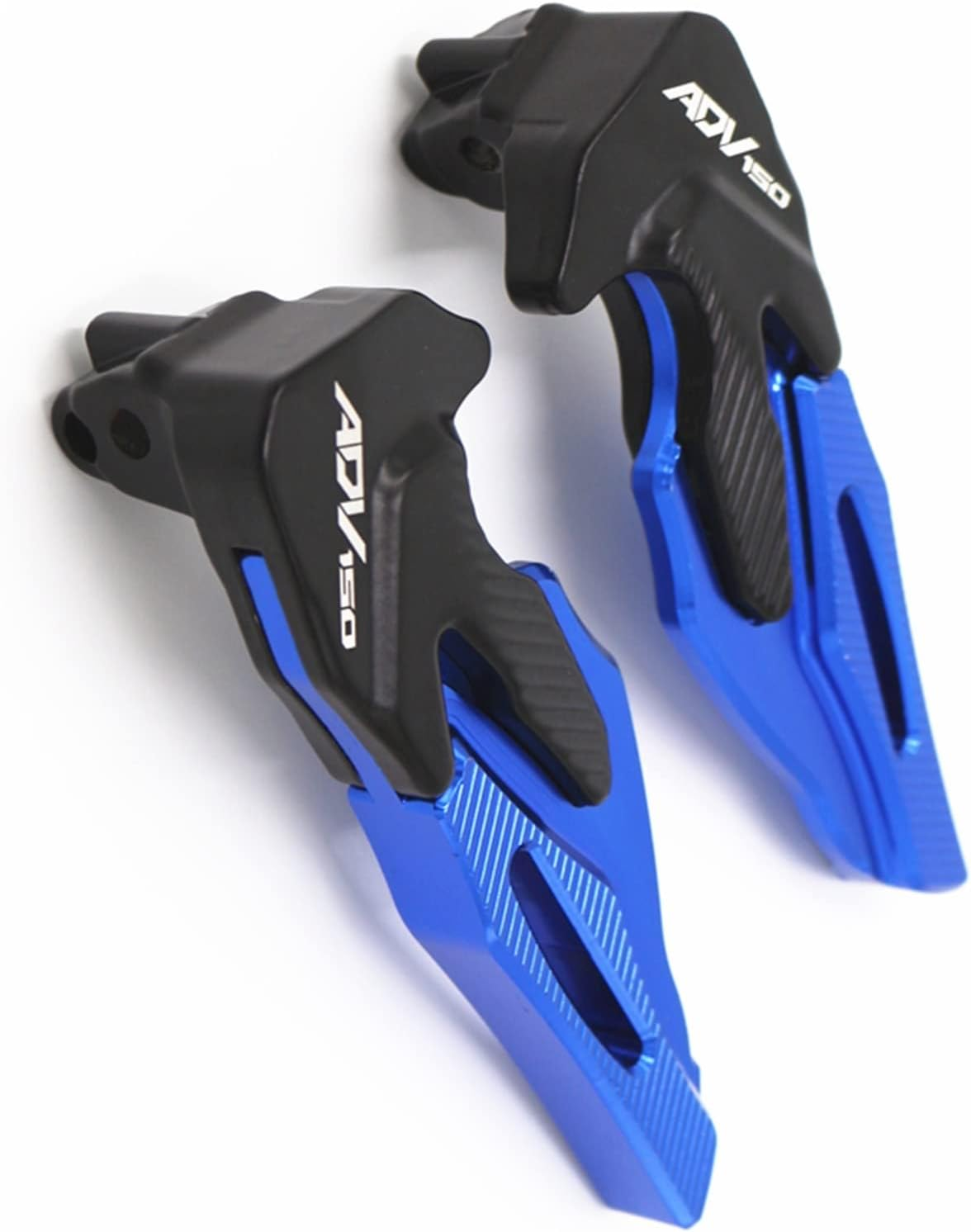 Rear Passenger Footrests Footpegs CNC Kick Support Holder Scooter Parts Foot Pegs Accessories for Honda ADV150 ADV 150 2019 2020 Foot Rests (Color : Blue)