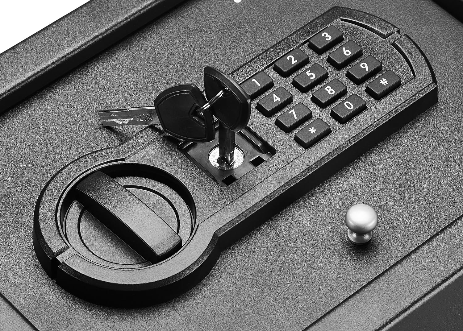 Amazon Basics Small Slim Desk Drawer Security Safe with Programmable Electronic Keypad - 11.8 X 8.6 X 4.4 Inches image number 4