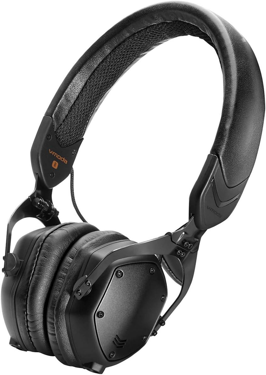V-MODA XS - Matte Black - On-Ear Folding Design Headphones