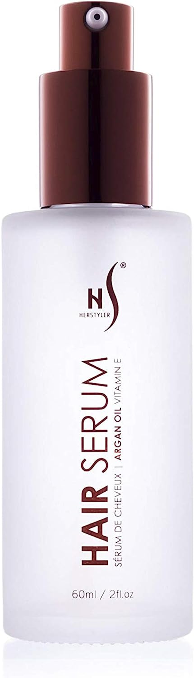 Herstyler Hair Repair Serum - Argan Oil Hair Serum, Vitamin E Hair Serum and Aloe Vera Hair Serum for Frizz Control, Shine and Straightening - Coz Love Is in the Hair - 2 Fl. Oz, 60 Ml image number 3