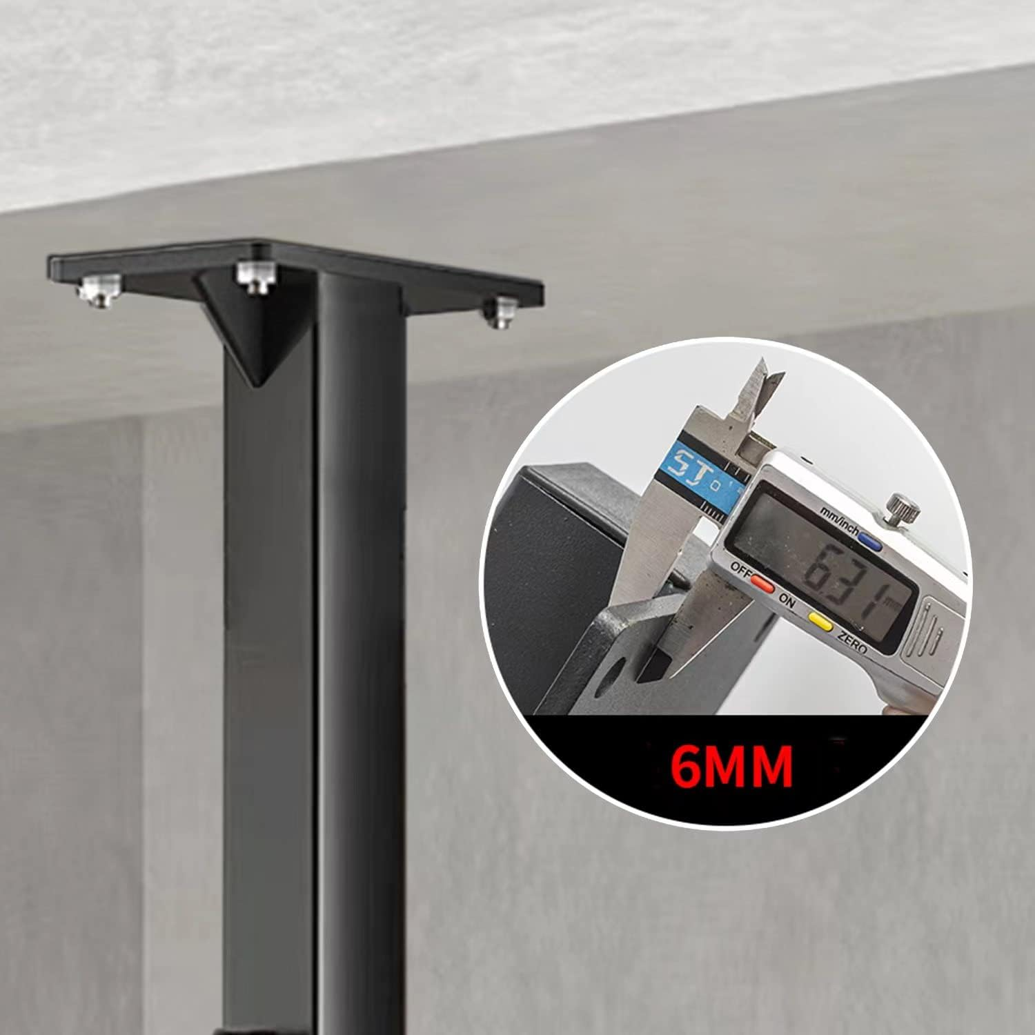 Cometofit Ceiling Mount Pull-Up Bars (Black2) image number 3